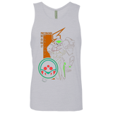 T-Shirts Heather Grey / Small Profile-METROID Men's Premium Tank Top