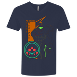 T-Shirts Midnight Navy / X-Small Profile-METROID Men's Premium V-Neck