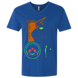 T-Shirts Royal / X-Small Profile-METROID Men's Premium V-Neck