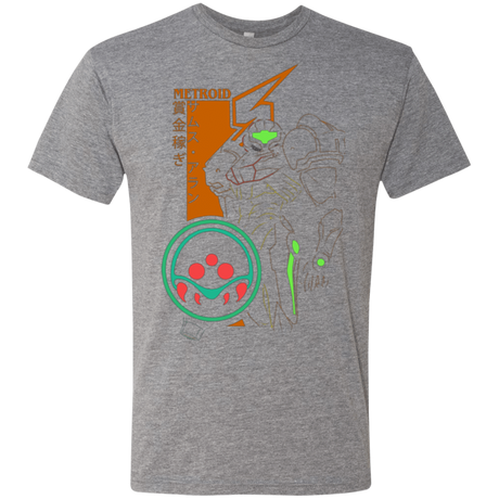 T-Shirts Premium Heather / Small Profile-METROID Men's Triblend T-Shirt