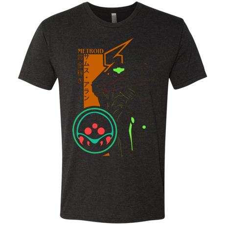 T-Shirts Vintage Black / Small Profile-METROID Men's Triblend T-Shirt