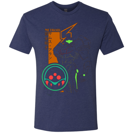 T-Shirts Vintage Navy / Small Profile-METROID Men's Triblend T-Shirt