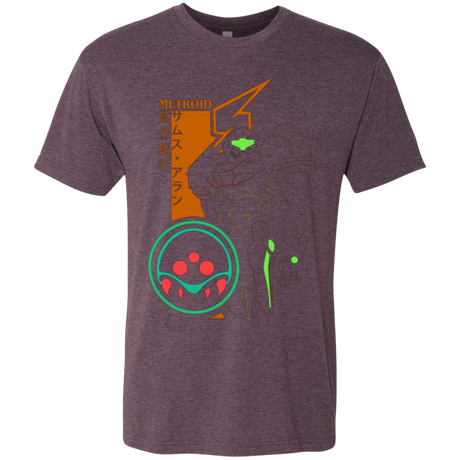 T-Shirts Vintage Purple / Small Profile-METROID Men's Triblend T-Shirt