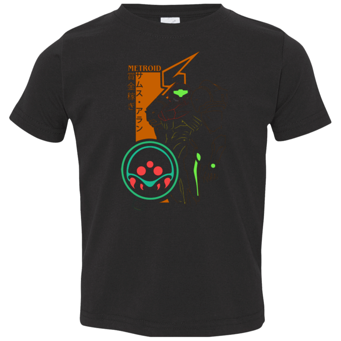 T-Shirts Black / 2T Profile-METROID Toddler Premium T-Shirt