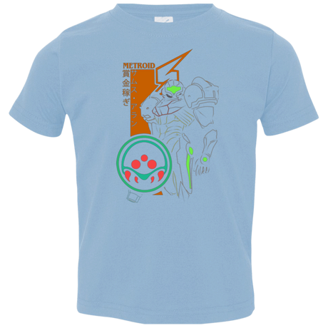 T-Shirts Light Blue / 2T Profile-METROID Toddler Premium T-Shirt