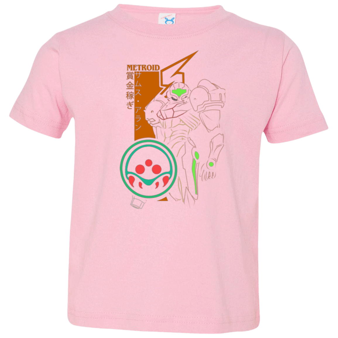 T-Shirts Pink / 2T Profile-METROID Toddler Premium T-Shirt