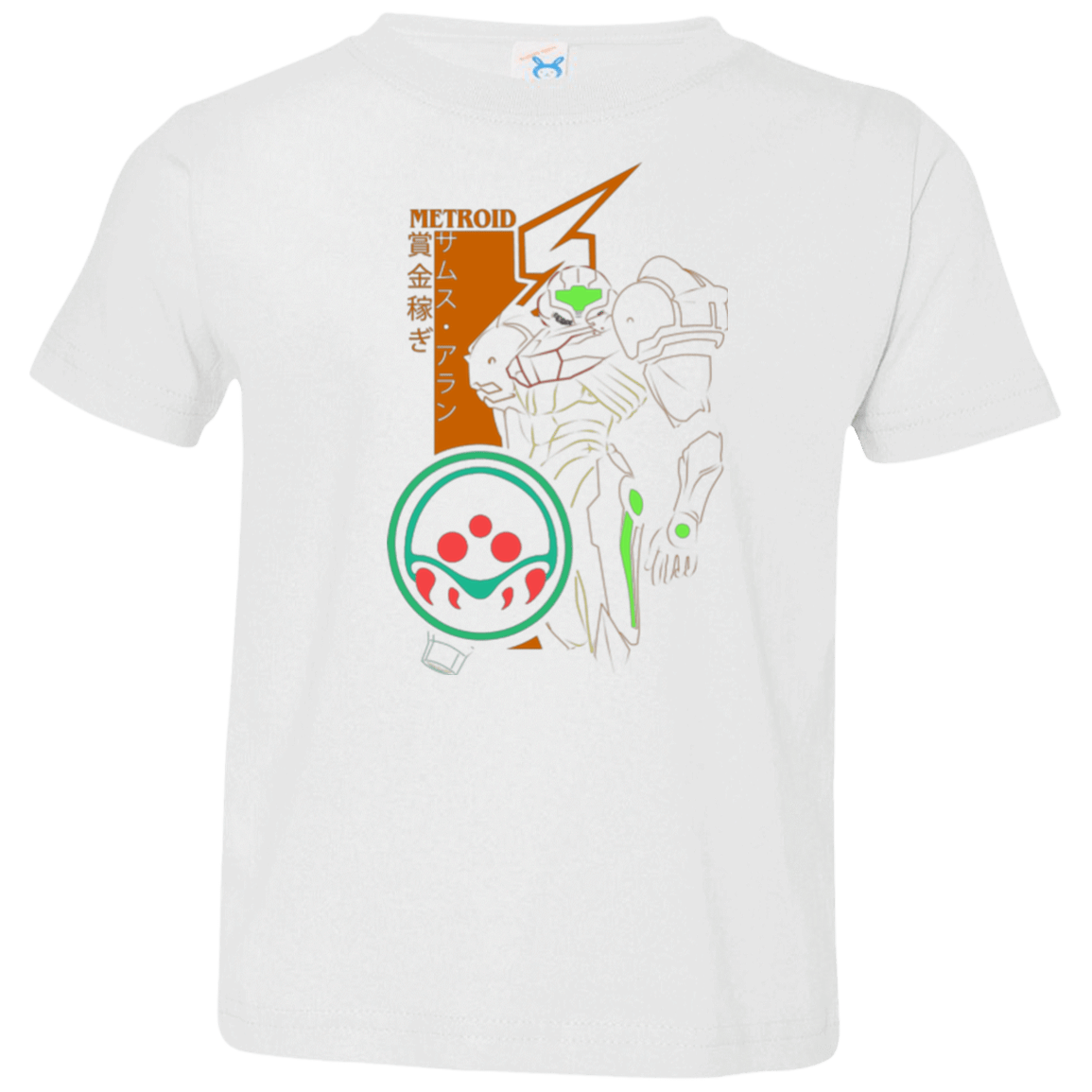 T-Shirts White / 2T Profile-METROID Toddler Premium T-Shirt