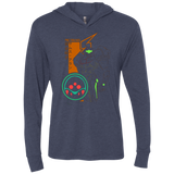 T-Shirts Vintage Navy / X-Small Profile-METROID Triblend Long Sleeve Hoodie Tee