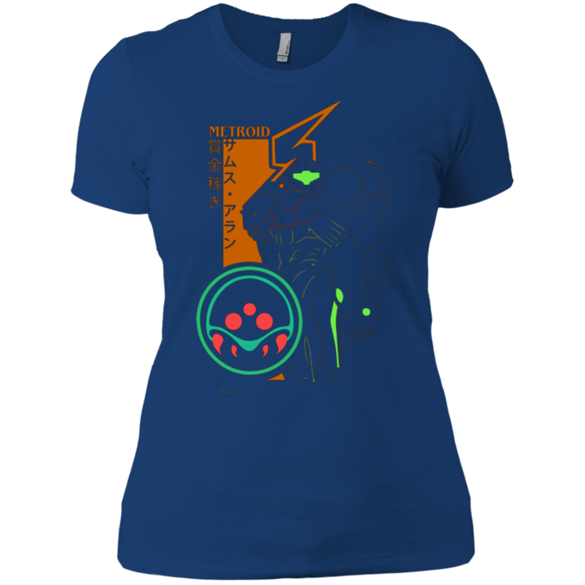 T-Shirts Royal / X-Small Profile-METROID Women's Premium T-Shirt