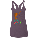 T-Shirts Vintage Purple / X-Small Profile-METROID Women's Triblend Racerback Tank