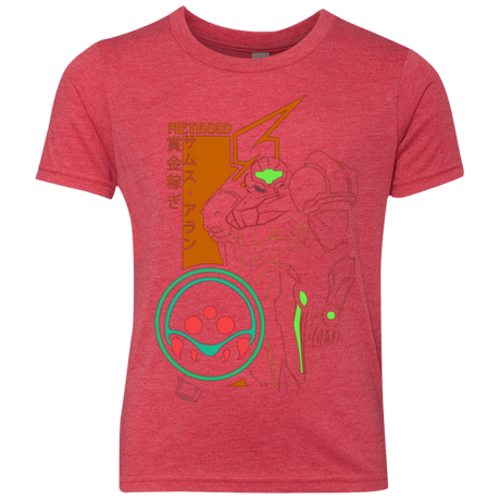 T-Shirts Vintage Red / YXS Profile-METROID Youth Triblend T-Shirt
