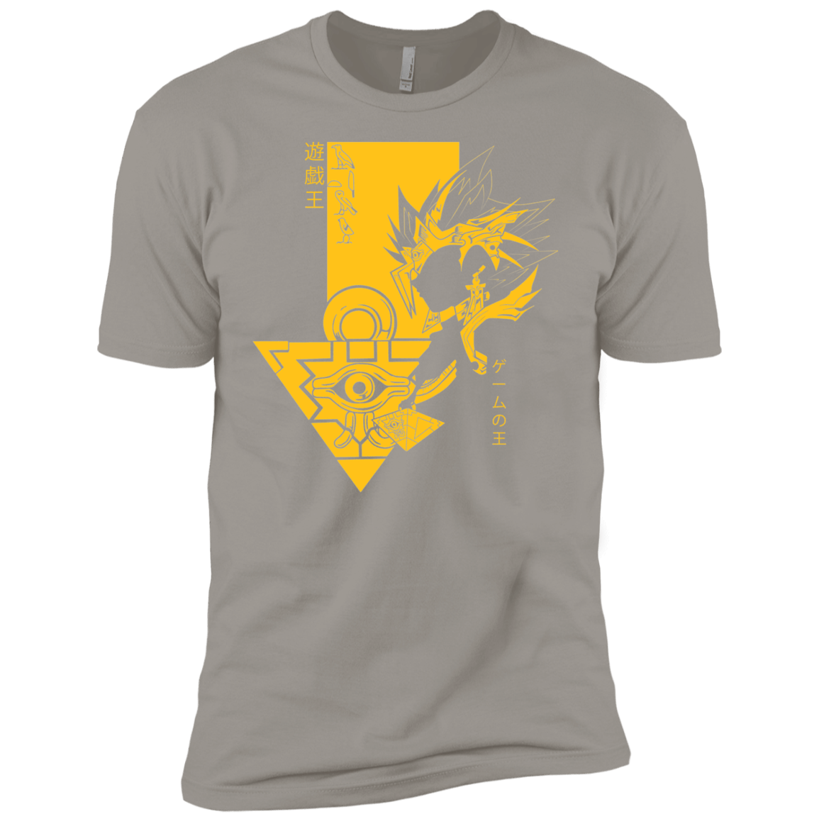 T-Shirts Light Grey / YXS Profile - Pharaoh Atem Boys Premium T-Shirt
