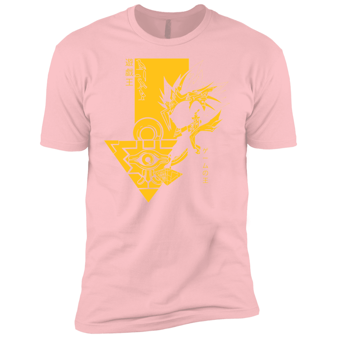 T-Shirts Light Pink / YXS Profile - Pharaoh Atem Boys Premium T-Shirt
