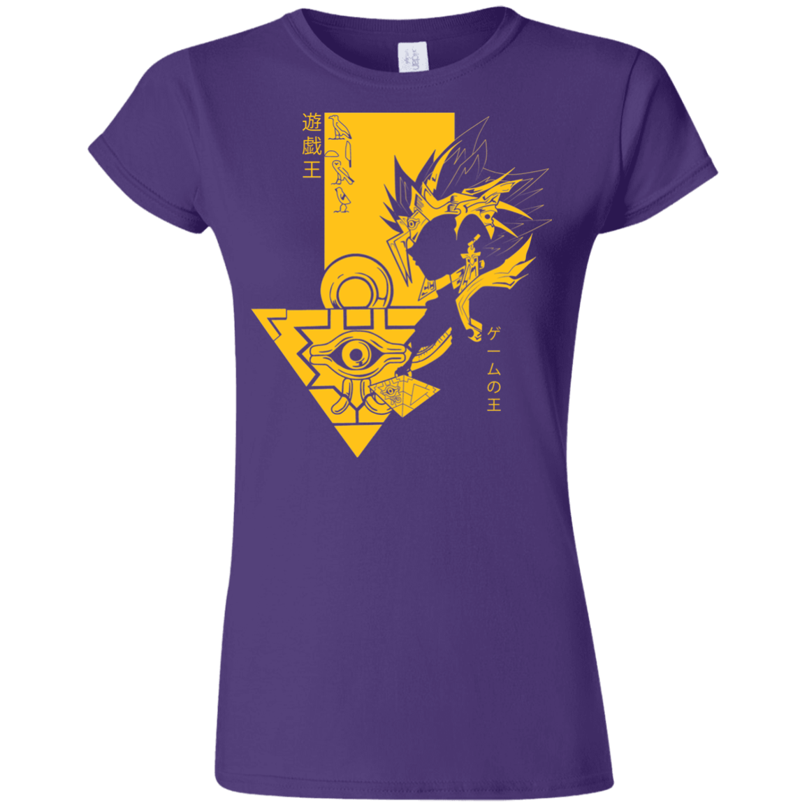 T-Shirts Purple / S Profile - Pharaoh Atem Junior Slimmer-Fit T-Shirt