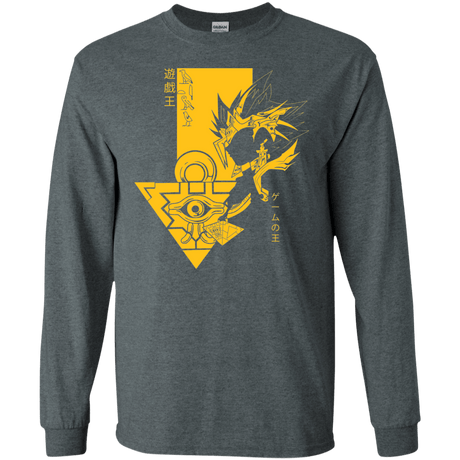 T-Shirts Dark Heather / S Profile - Pharaoh Atem Men's Long Sleeve T-Shirt