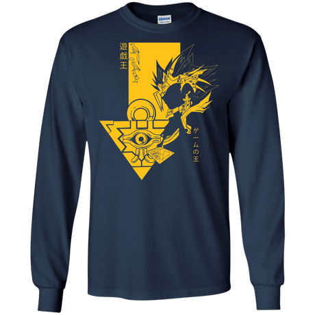 T-Shirts Navy / S Profile - Pharaoh Atem Men's Long Sleeve T-Shirt