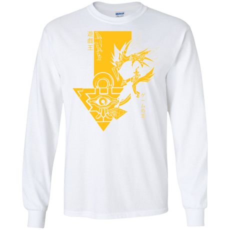 T-Shirts White / S Profile - Pharaoh Atem Men's Long Sleeve T-Shirt