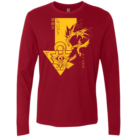T-Shirts Cardinal / S Profile - Pharaoh Atem Men's Premium Long Sleeve