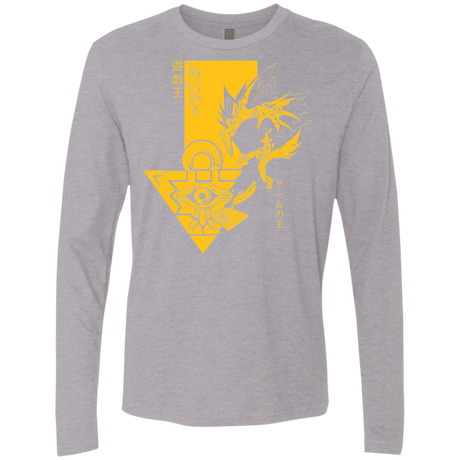 T-Shirts Heather Grey / S Profile - Pharaoh Atem Men's Premium Long Sleeve