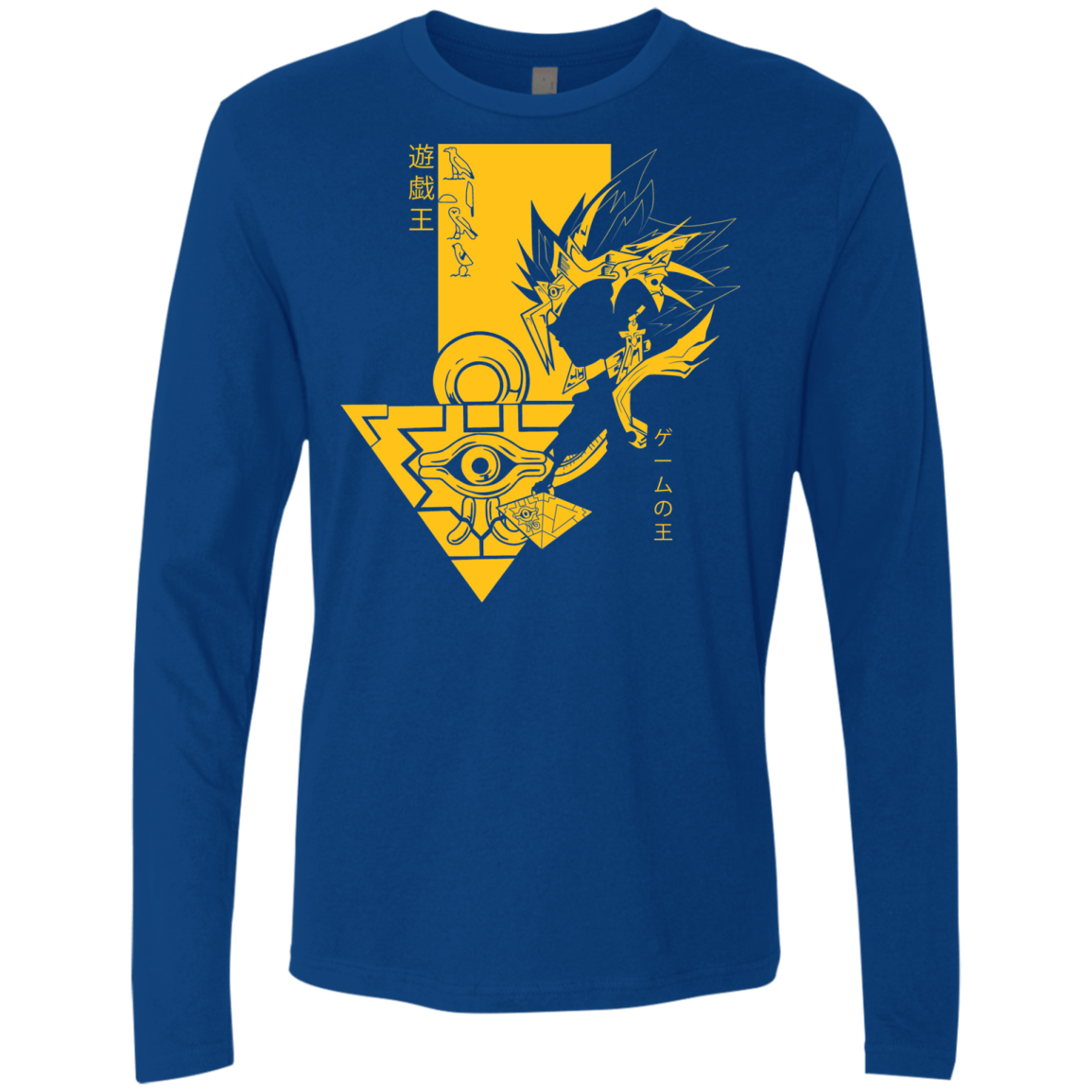 T-Shirts Royal / S Profile - Pharaoh Atem Men's Premium Long Sleeve