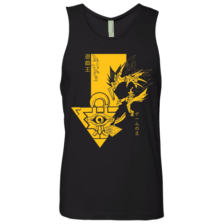 T-Shirts Black / S Profile - Pharaoh Atem Men's Premium Tank Top