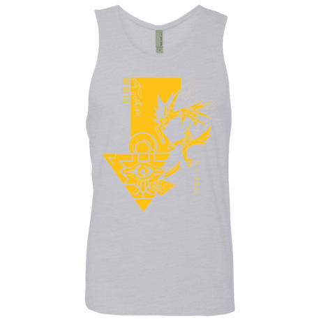 T-Shirts Heather Grey / S Profile - Pharaoh Atem Men's Premium Tank Top