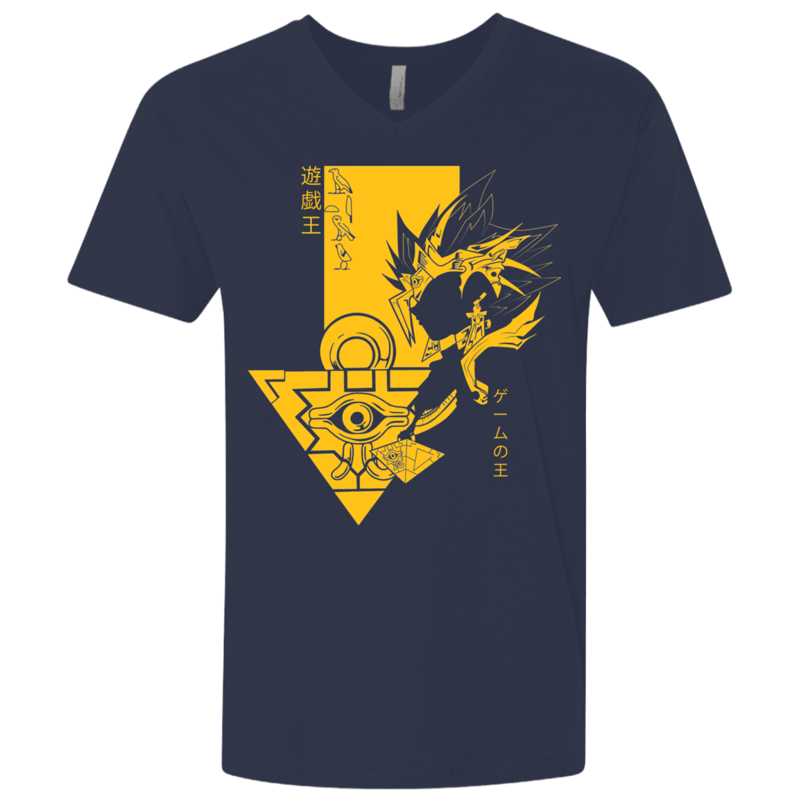 T-Shirts Midnight Navy / X-Small Profile - Pharaoh Atem Men's Premium V-Neck