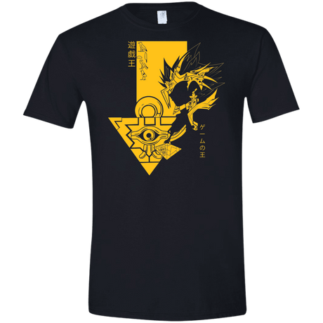 T-Shirts Black / X-Small Profile - Pharaoh Atem Men's Semi-Fitted Softstyle