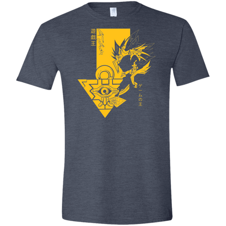 T-Shirts Heather Navy / S Profile - Pharaoh Atem Men's Semi-Fitted Softstyle