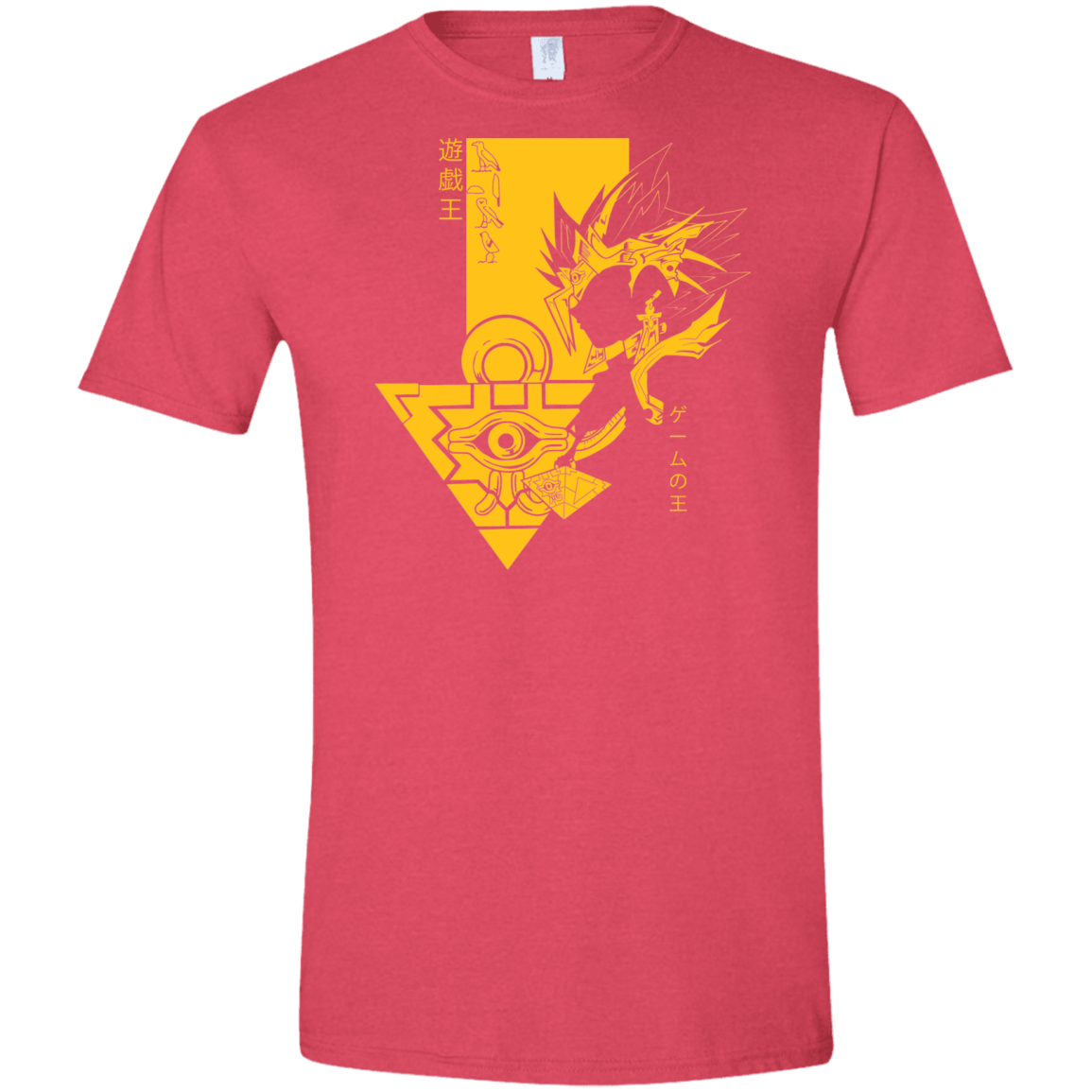 T-Shirts Heather Red / S Profile - Pharaoh Atem Men's Semi-Fitted Softstyle