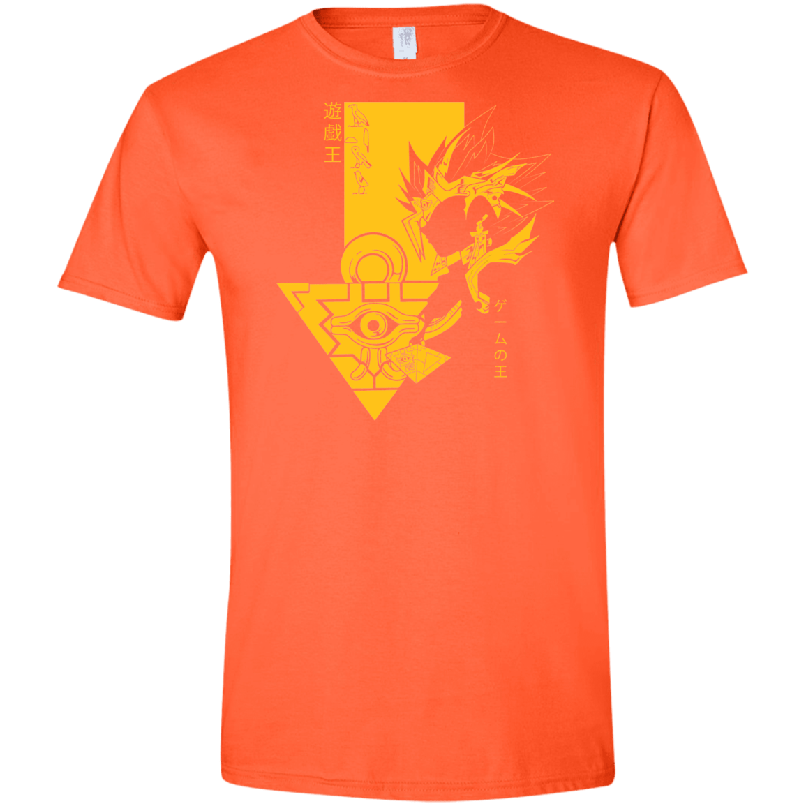 T-Shirts Orange / S Profile - Pharaoh Atem Men's Semi-Fitted Softstyle