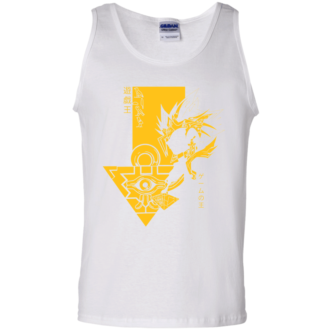 T-Shirts White / S Profile - Pharaoh Atem Men's Tank Top