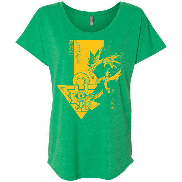 T-Shirts Envy / X-Small Profile - Pharaoh Atem Triblend Dolman Sleeve