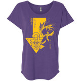 T-Shirts Purple Rush / X-Small Profile - Pharaoh Atem Triblend Dolman Sleeve
