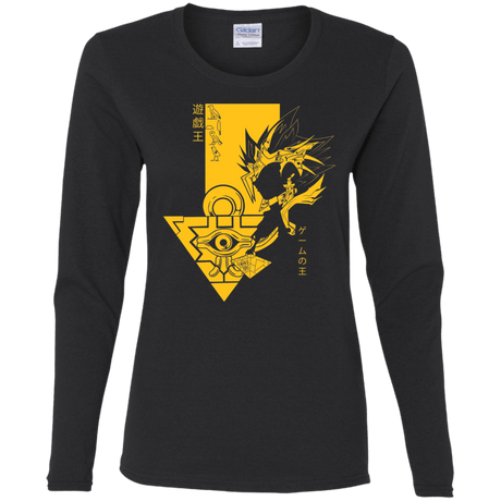 T-Shirts Black / S Profile - Pharaoh Atem Women's Long Sleeve T-Shirt