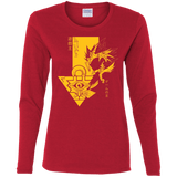 T-Shirts Red / S Profile - Pharaoh Atem Women's Long Sleeve T-Shirt