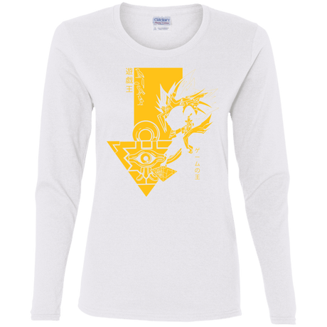 T-Shirts White / S Profile - Pharaoh Atem Women's Long Sleeve T-Shirt