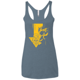 T-Shirts Indigo / X-Small Profile - Pharaoh Atem Women's Triblend Racerback Tank