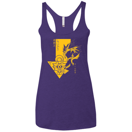 T-Shirts Purple Rush / X-Small Profile - Pharaoh Atem Women's Triblend Racerback Tank