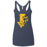 T-Shirts Vintage Navy / X-Small Profile - Pharaoh Atem Women's Triblend Racerback Tank