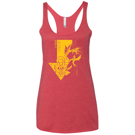 T-Shirts Vintage Red / X-Small Profile - Pharaoh Atem Women's Triblend Racerback Tank