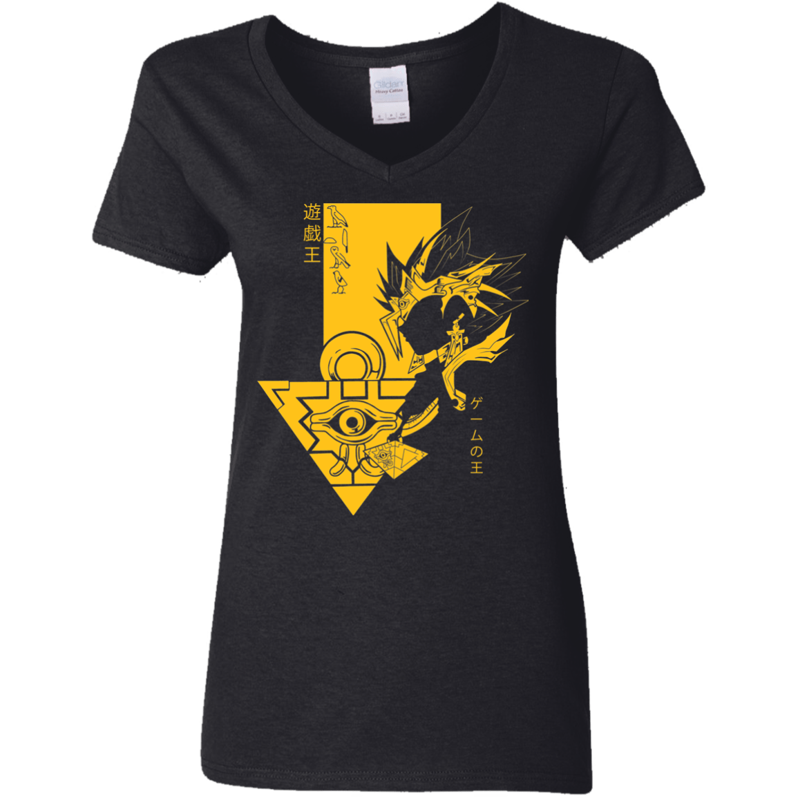 Profile - Pharaoh Atem Women's V-Neck T-Shirt