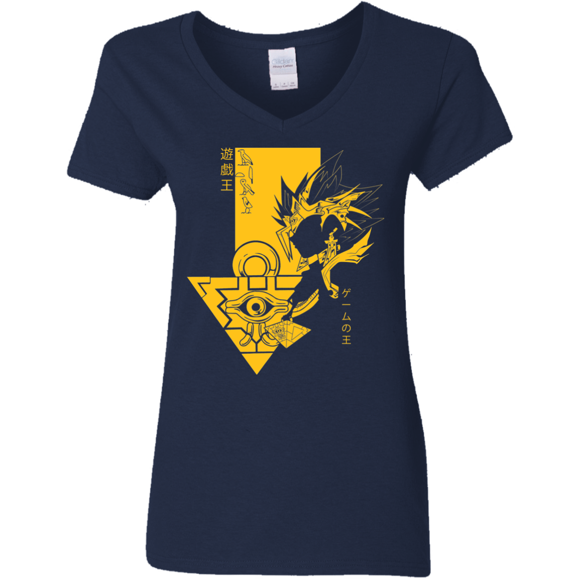 Profile - Pharaoh Atem Women's V-Neck T-Shirt