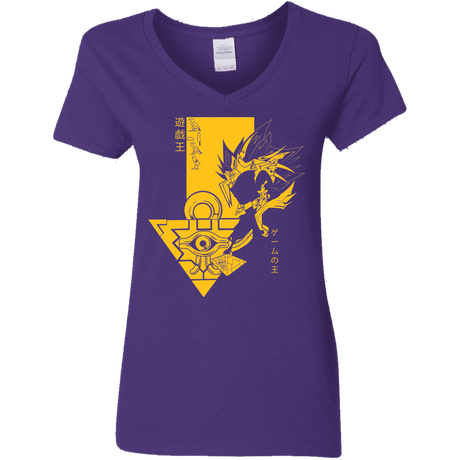 Profile - Pharaoh Atem Women's V-Neck T-Shirt