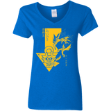 T-Shirts Royal / S Profile - Pharaoh Atem Women's V-Neck T-Shirt