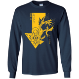 T-Shirts Navy / YS Profile - Pharaoh Atem Youth Long Sleeve T-Shirt