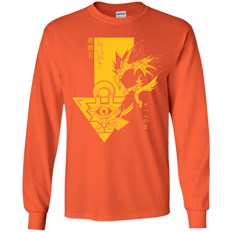 T-Shirts Orange / YS Profile - Pharaoh Atem Youth Long Sleeve T-Shirt