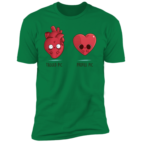 T-Shirts Kelly Green / S Profile Pic Men's Premium T-Shirt