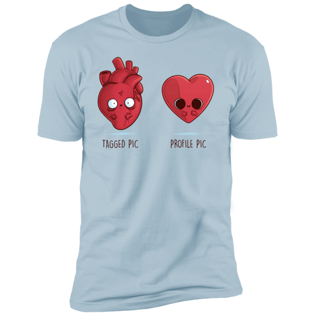 T-Shirts Light Blue / S Profile Pic Men's Premium T-Shirt