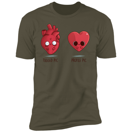 T-Shirts Military Green / S Profile Pic Men's Premium T-Shirt